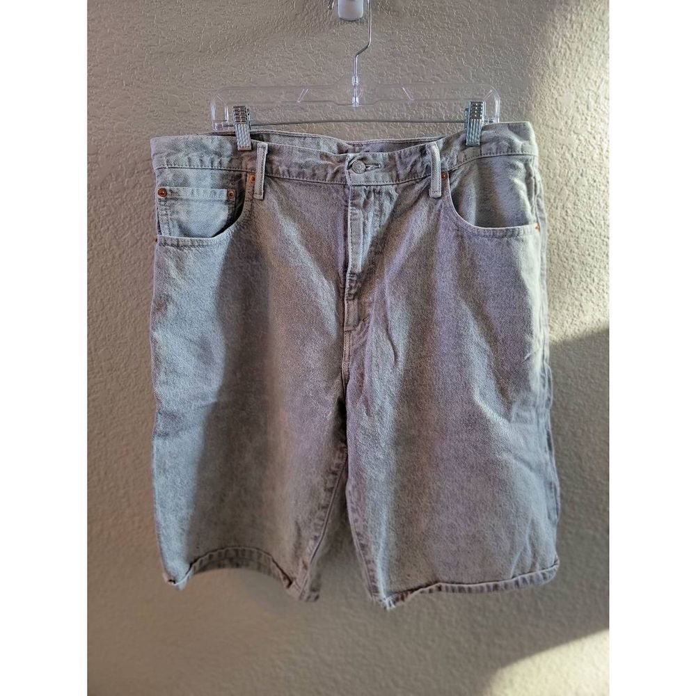 Levi's 569 Men's Straight Cut Classic Denim Jean Shorts Blue Size 36